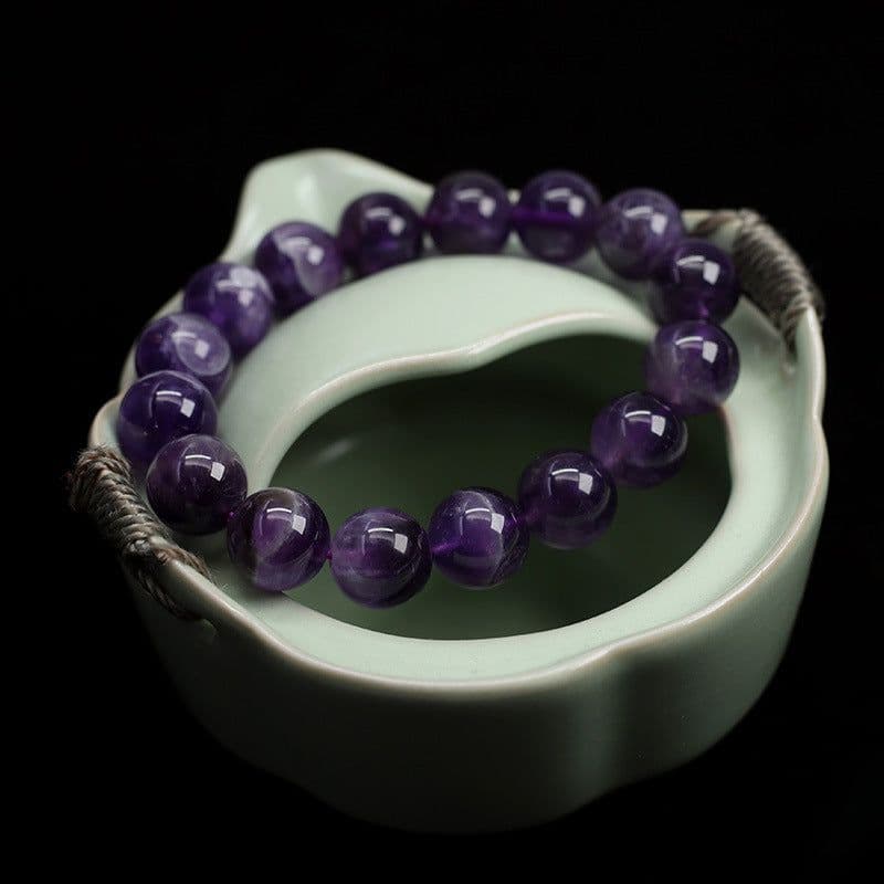 image-Fei Yi Natural Amethyst Crystal Bracelet