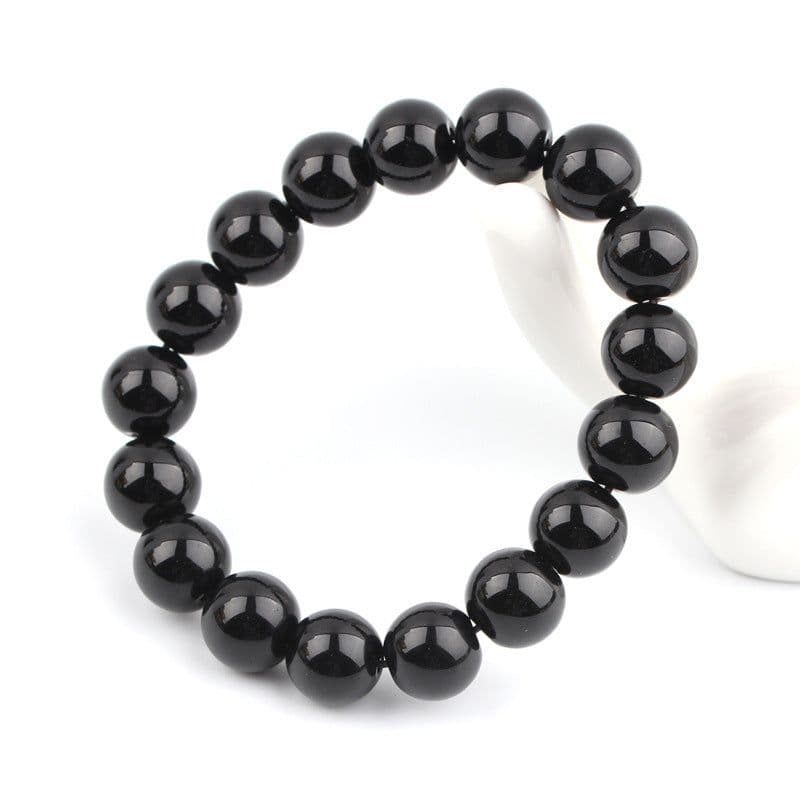image-Black Agate Bracelet 18MM