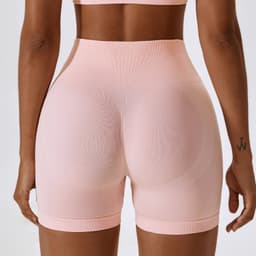 image-Zechuang Seamless Yoga Shorts High-Waisted Women's L