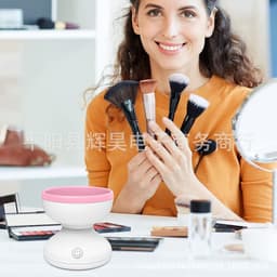 image-USB Electric Makeup Brush Cleaner with Auto Dry
