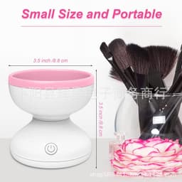 image-USB Electric Makeup Brush Cleaner with Auto Dry