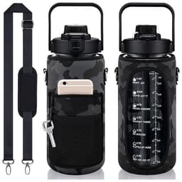 image-Diving Material Kettle Cup Cover With Strap