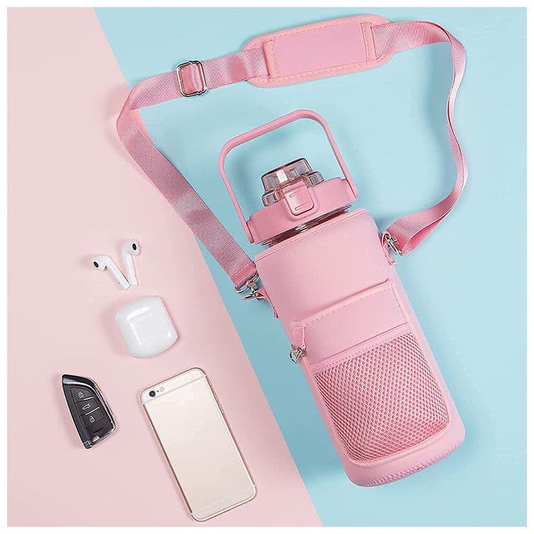 image-Diving Material Kettle Cup Cover With Strap