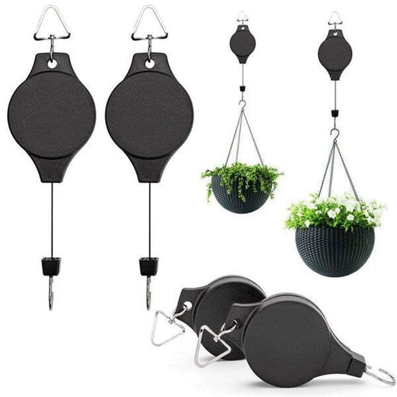 image-Gardening Telescopic Hook with Pulley System 8kg