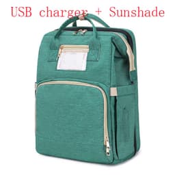 image-Portable Folding Crib Mummy Bag Portable