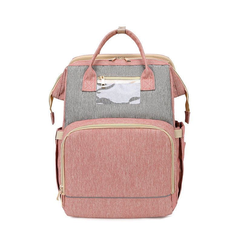 image-Portable Folding Crib Mummy Bag Portable