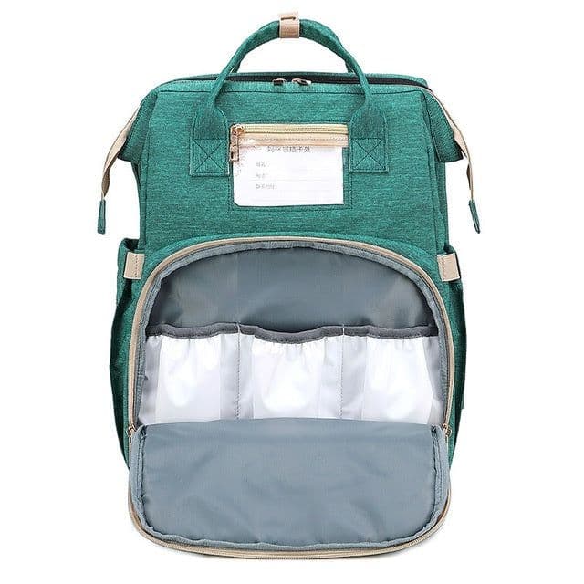 image-Portable Folding Crib Mummy Bag Portable