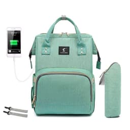 image-Portable Folding Crib Mummy Bag Portable