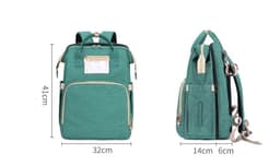 image-Portable Folding Crib Mummy Bag Portable