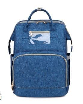 image-Portable Folding Crib Mummy Bag Portable