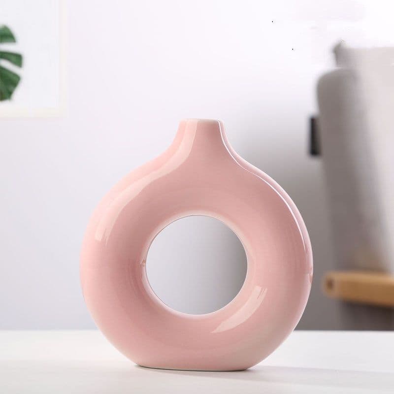 image-New Style Biscuit Vase Frosted Particle Flower Arranging Device