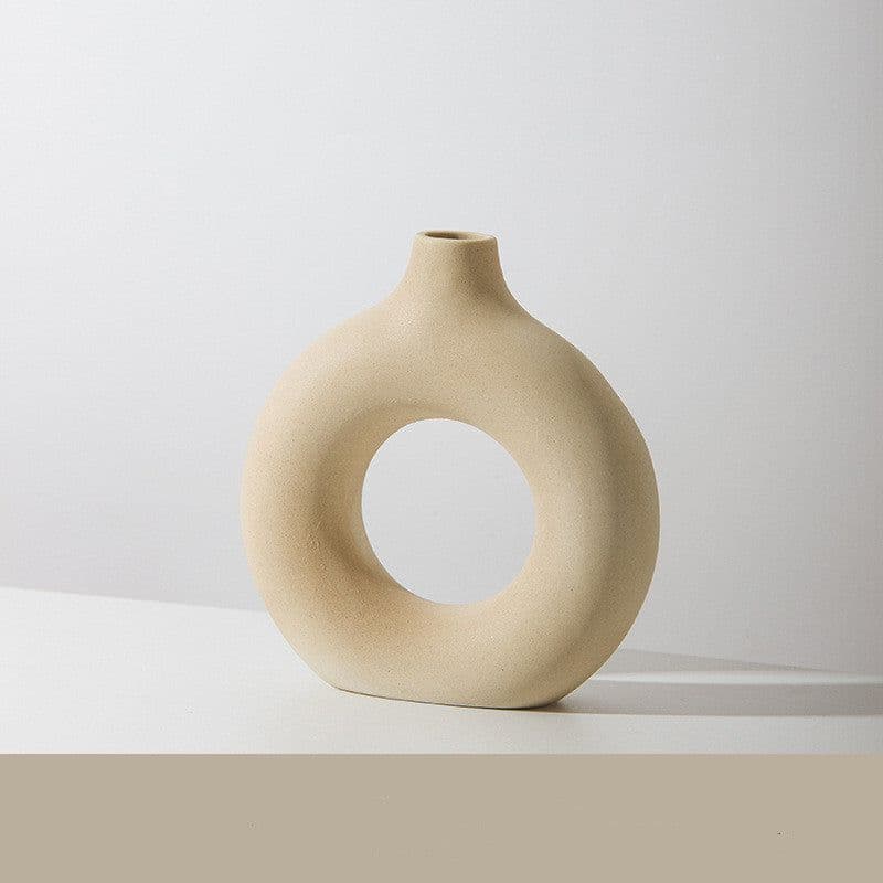 image-New Style Biscuit Vase Frosted Particle Flower Arranging Device
