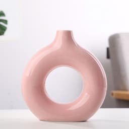 image-New Style Biscuit Vase Frosted Particle Flower Arranging Device
