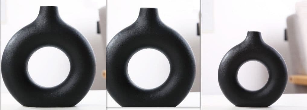 image-New Style Biscuit Vase Frosted Particle Flower Arranging Device