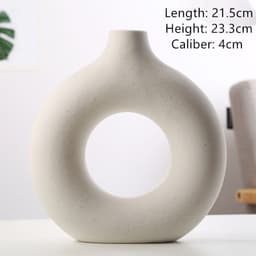 image-New Style Biscuit Vase Frosted Particle Flower Arranging Device
