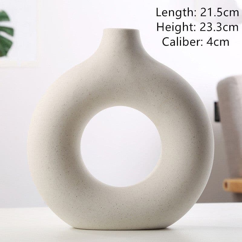 image-New Style Biscuit Vase Frosted Particle Flower Arranging Device
