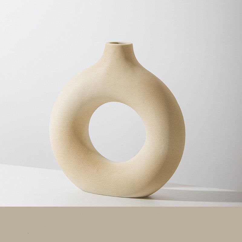 image-New Style Biscuit Vase Frosted Particle Flower Arranging Device