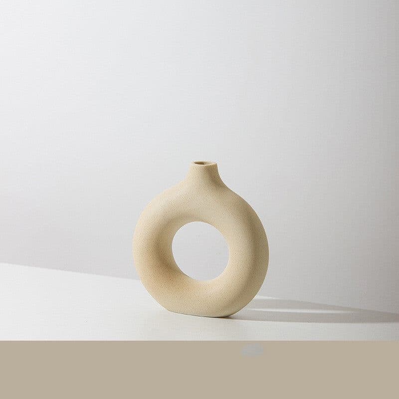 image-New Style Biscuit Vase Frosted Particle Flower Arranging Device
