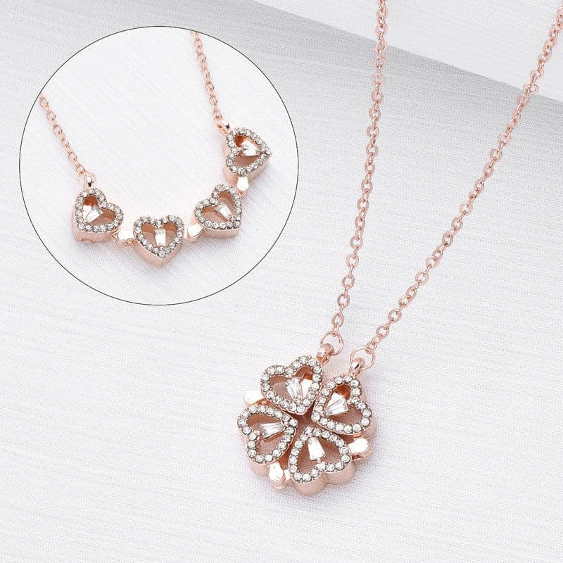 image-Variety Four-leaf Clover Non-fading Light Luxury Titanium Steel Necklace