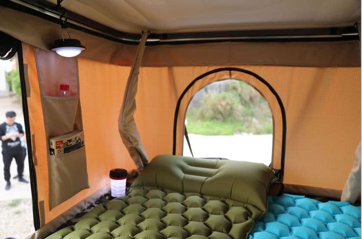 image-Outdoor Camping Inflatable Honeycomb Mattress Tent Sleeping Mat