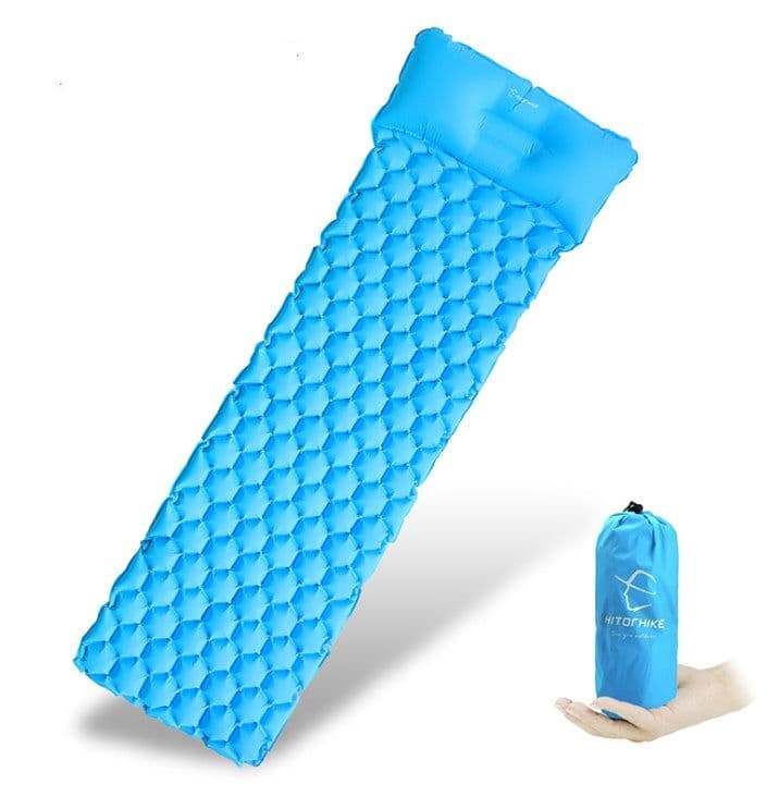 image-Outdoor Camping Inflatable Honeycomb Mattress Tent Sleeping Mat