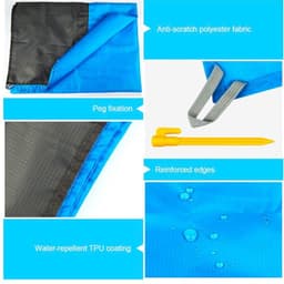 image-Portable Waterproof Picnic Mat Beach Mat Pocket Blanket