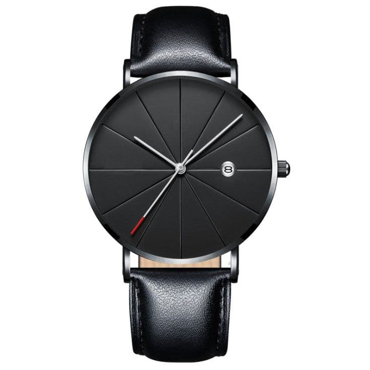 image-Simple calendar watch male creative waterproof quartz watch