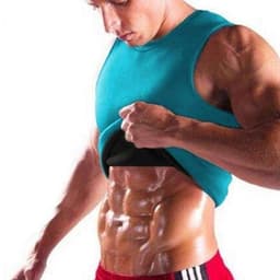 image-MEN'S BODY SHAPING NEOPRENE SAUNA VEST With LOGO