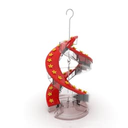 image-Climbing Ladder Spiral Hummingbird Feeder