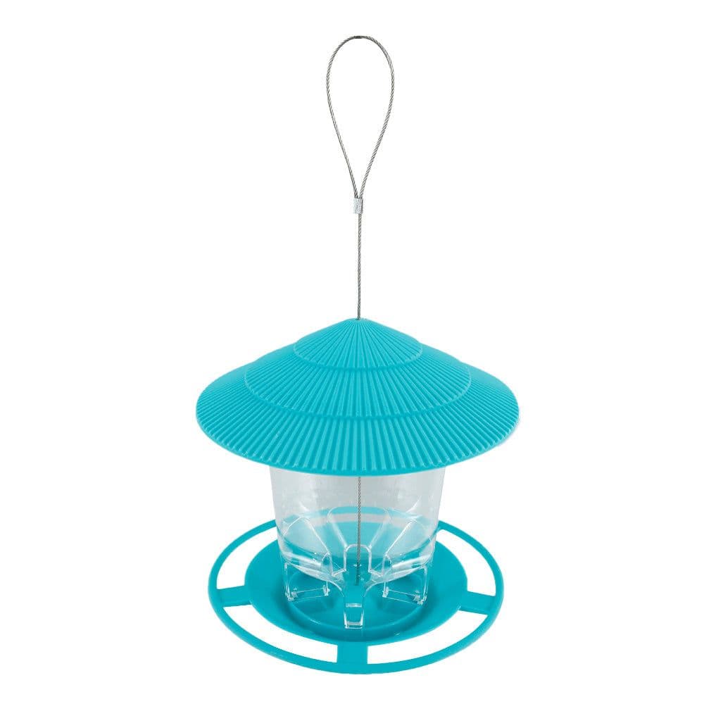 image-Outdoor Garden Hanging Metal Bird Feeder
