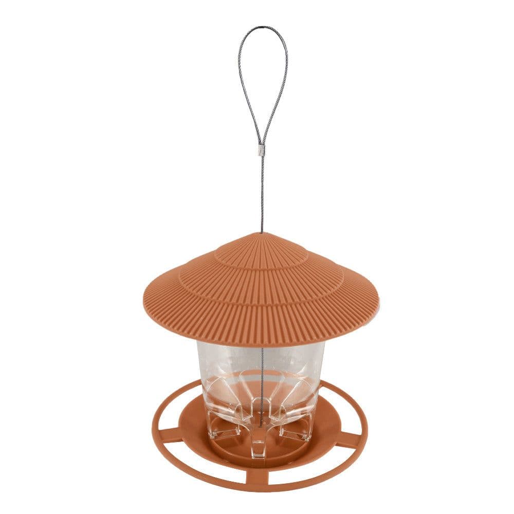 image-Outdoor Garden Hanging Metal Bird Feeder