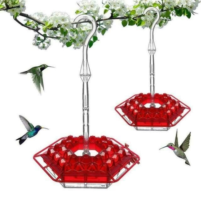image-New Flower Hexagonal Bird Feeder Sensation Coneflower Bird Feeder