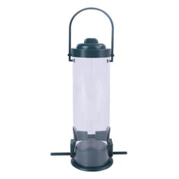 image-Pet Bird Feeder Feed Station Hanging Garden Plastic Birds Food Dispenser Feeders Outdoor Tree Garden Decoration
