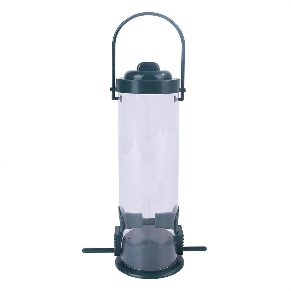 image-Pet Bird Feeder Feed Station Hanging Garden Plastic Birds Food Dispenser Feeders Outdoor Tree Garden Decoration