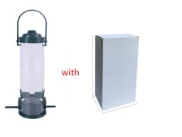 image-Pet Bird Feeder Feed Station Hanging Garden Plastic Birds Food Dispenser Feeders Outdoor Tree Garden Decoration