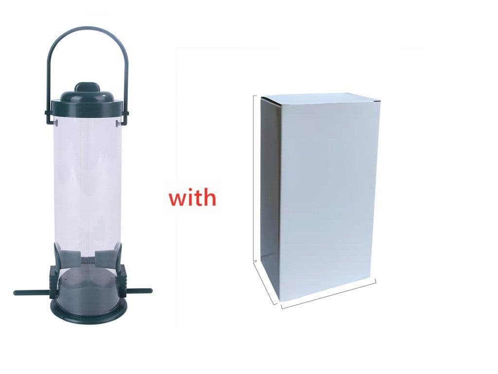image-Pet Bird Feeder Feed Station Hanging Garden Plastic Birds Food Dispenser Feeders Outdoor Tree Garden Decoration