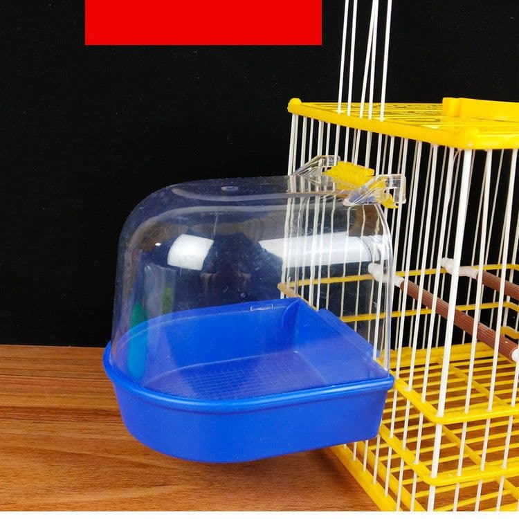 image-Bird With Tiger Skin Indigo Chin And Eye Embroidering Appliance