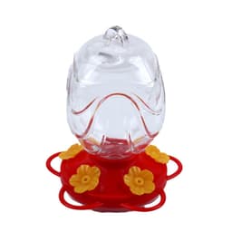 image-Painted Glass Feeder Glass Garden Decoration