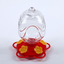 image-Painted Glass Feeder Glass Garden Decoration