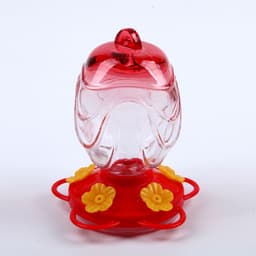 image-Painted Glass Feeder Glass Garden Decoration