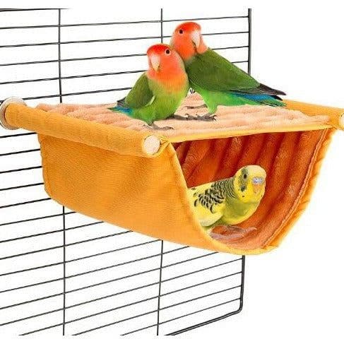 image-Parrot Pet Hamster Nest Warm Hammock Removable And Washable Hammock Window Sill Multi-color Hanging Cat Cradle