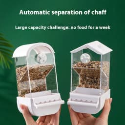 image-Parrot Automatic Pet Feeder Food Container