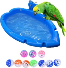 image-Multifunctional Feeder Bird Bathtub