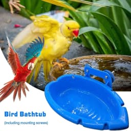 image-Multifunctional Feeder Bird Bathtub