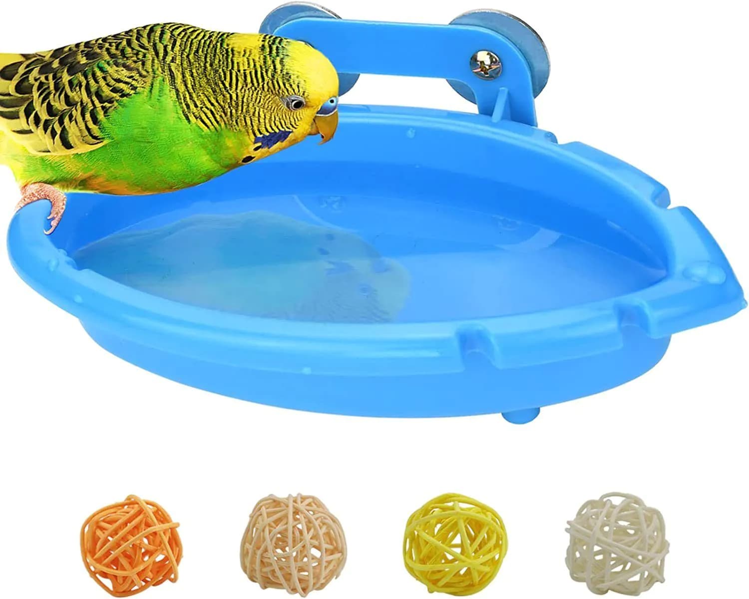 image-Multifunctional Feeder Bird Bathtub