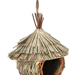 image-Creative Hanging Straw Bird Nest Manual Environment Layout