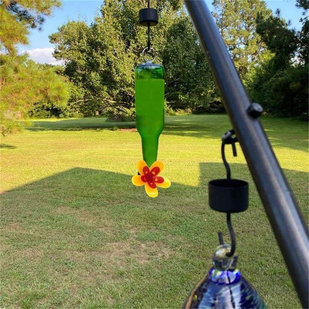 image-Outdoor Garden Courtyard Wine Bottle Bird Landscape Decoration Bird Feeder