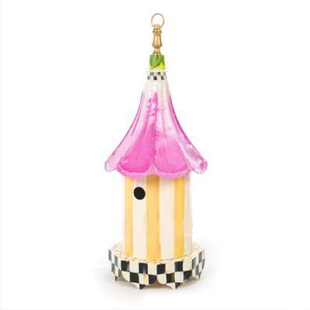 image-Metal Bird Feeder Creative Pattern Birdhouse Hanging Decor Garden Yard Window Parrot Feeding Pendant Decoration