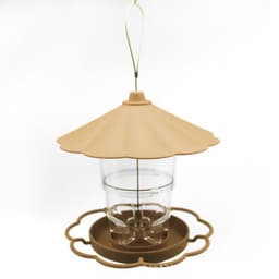 image-Opvouwbare Wilde Vogels Feeder Opknoping Birdcage Tuin Yard Outdoor Decoratie Met Afneembaar Dak Grote Capaciteit Bowls