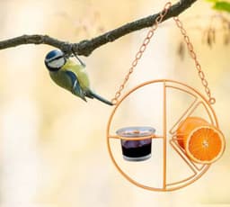 image-Hanging Metal Bracket For Outdoor Feeding Of Hummingbirds
